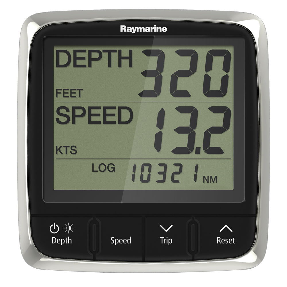 Raymarine i50 SeaTalkng Instruments - Tridata with Thru-Hull Transducer