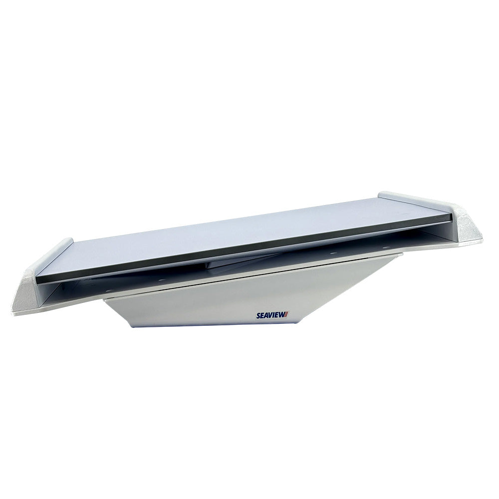 Seaview Gen 3 Standard Starlink Antenna Mount with 8 Degree Wedge Base - White