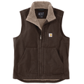 Carhartt Loose Fit Washed Duck Sherpa-Lined Mock-Neck Vest