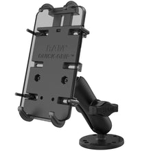 RAM Mount RAM® Quick-Grip™ XL Spring-Loaded Phone Mount with Drill-Down Base