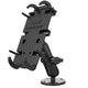 RAM Mount RAM® Quick-Grip™ XL Spring-Loaded Phone Mount with Drill-Down Base