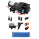 Jabsco HotShot HD5 Heavy Duty Washdown Pump Kit with 25' HoseCoil - 12V - 5GPM - 70PSI