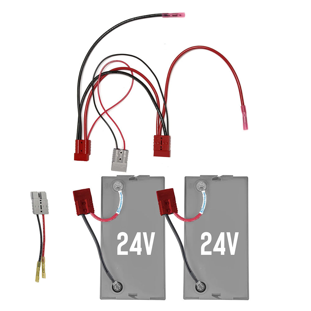 Connect-Ease 24V Parallel Kit for 2 24V Batteries to 1 Motor