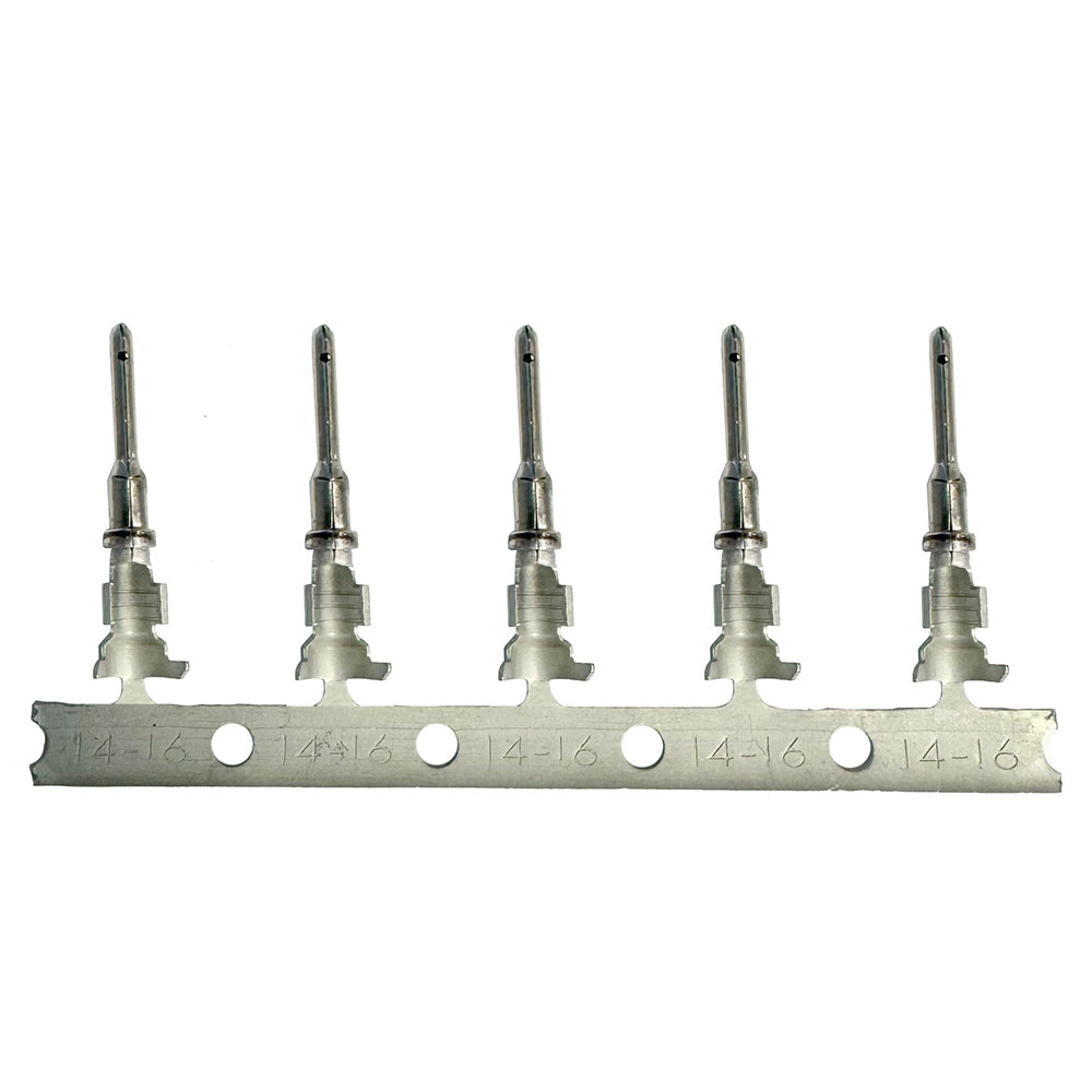 Pacer Deutsch Stamped & Formed Contacts for 14-18 AWG Wire – Pin Cavity Style - 100 Pack