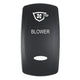 Pacer Actuator - 'BLOWER' for V Series Contura Switches - Black - Laser Etched (Top/Bottom Light)