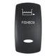 Pacer Actuator - 'FISHBOX' for V Series Contura Switches - Black - Laser Etched (Top/Bottom Light)