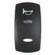 Pacer Actuator - 'HORN' for V Series Contura Switches - Black - Laser Etched (Top/Bottom Light)