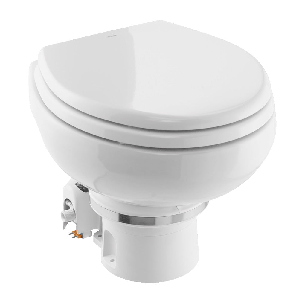 Dometic™ MasterFlush MF 7120 - White - Electric Macerating Toilet with Orbit Base & Slow Close Seat - Freshwater - 12V