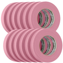 FrogTape CP 325 Medium-High Adhesion Masking Tape - 24MM x 55M x 12-Pack - Pink - Rated for 325°F