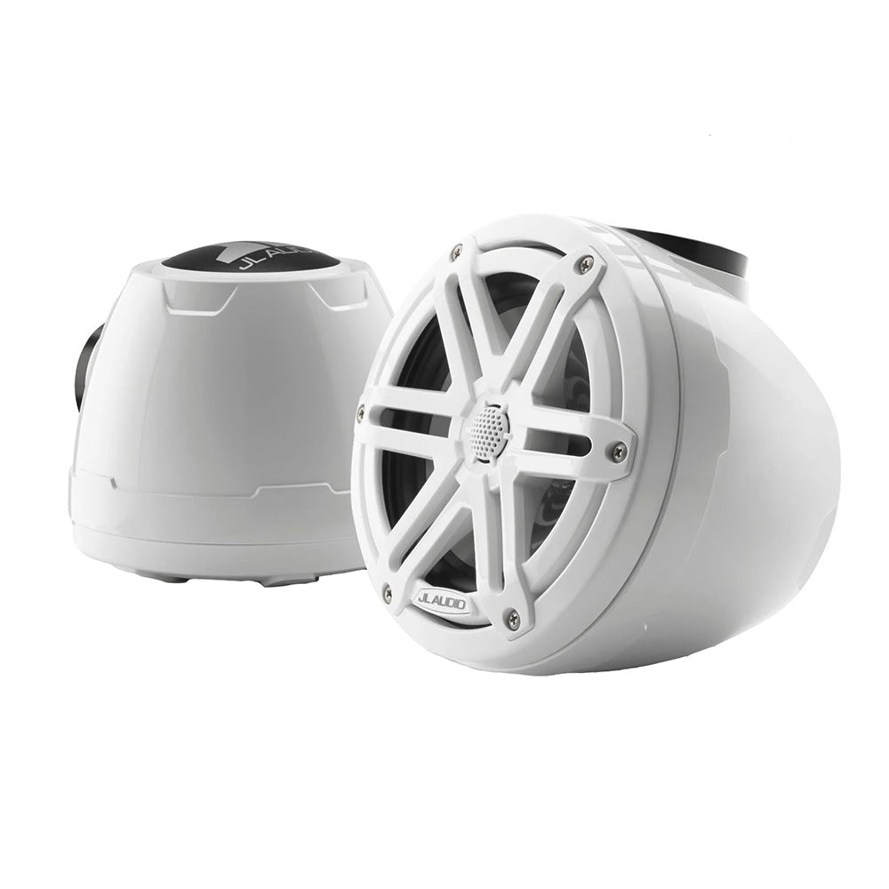 JL Audio M3 VeX™ Series 6.5" Enclosed Coaxial Speakers with White Sports Grilles - M3-650VEX-Gw-S-Gw