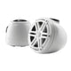JL Audio M3 VeX™ Series 6.5" Enclosed Coaxial Speakers with White Sports Grilles - M3-650VEX-Gw-S-Gw