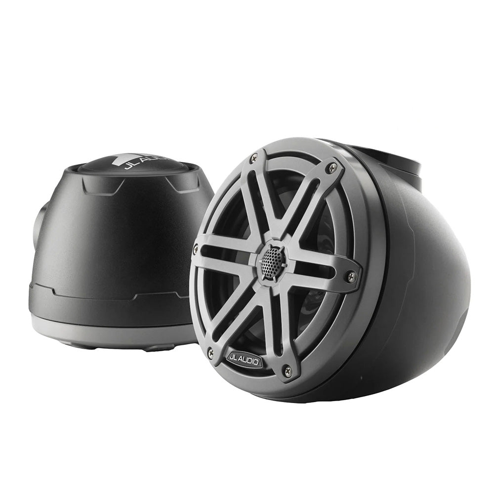 JL Audio M3 VeX™ Series 6.5" Enclosed Coaxial Speakers with Grey Sports Grilles - M3-650VEX-Mb-S-Gm