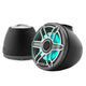 JL Audio M6 VeX™ Series 6.5" Enclosed Coaxial Speakers with RGB LED Lighting & Titanium Sports Grilles - M6-650VEX-Mb-S-GmTi-i