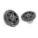 JL Audio M3 Series 6.5" Marine Coaxial Speakers with Grey Metallic Sport Grilles - M3-650X-S-Gm