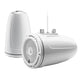 JL Audio M3 Series 7.7" Enclosed Tower Coaxial System with Gloss White Classic Grille - M3-770ETXv3-Gw-C-Gw
