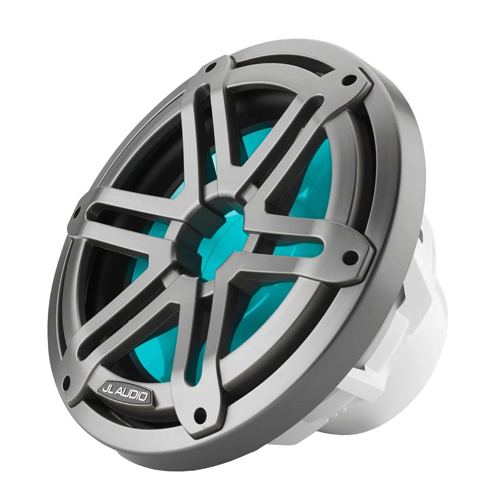 JL Audio M3 10" Marine Subwoofer with Grey Metallic Sport Grille & RGB LED Lighting - M3-10IB-S-Gm-i-4