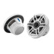 JL Audio M6 Series 6.5" Marine Coaxial Speakers with Gloss White Sport Grille - M6-650X-S-GwGw