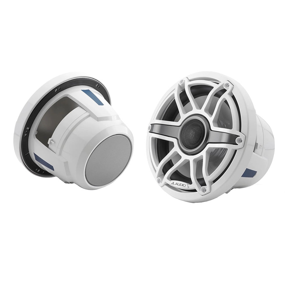 JL Audio M6 Series 8.8" Marine Coaxial Speakers w/Gloss White Sport Grille - M6-880X-S-GWGW