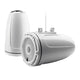 JL Audio M6 Series 7.7" Enclosed Tower Coaxial System with Gloss White Classic Grille - M6-770ETXv3-Gw-C-3Gw