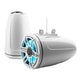 JL Audio M6 Series 7.7" Enclosed Tower Coaxial System with Gloss White Sport Grille & Transflective™ LED Lighting - M6-770ETXv3-Gw-S-GwGw-i