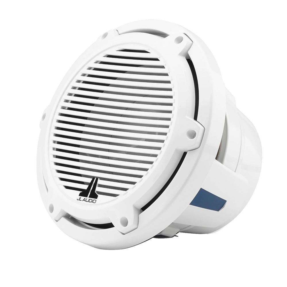 JL Audio M6 10" Marine Subwoofer with Gloss White Classic Grille - M6-10W-C-GwGw-4