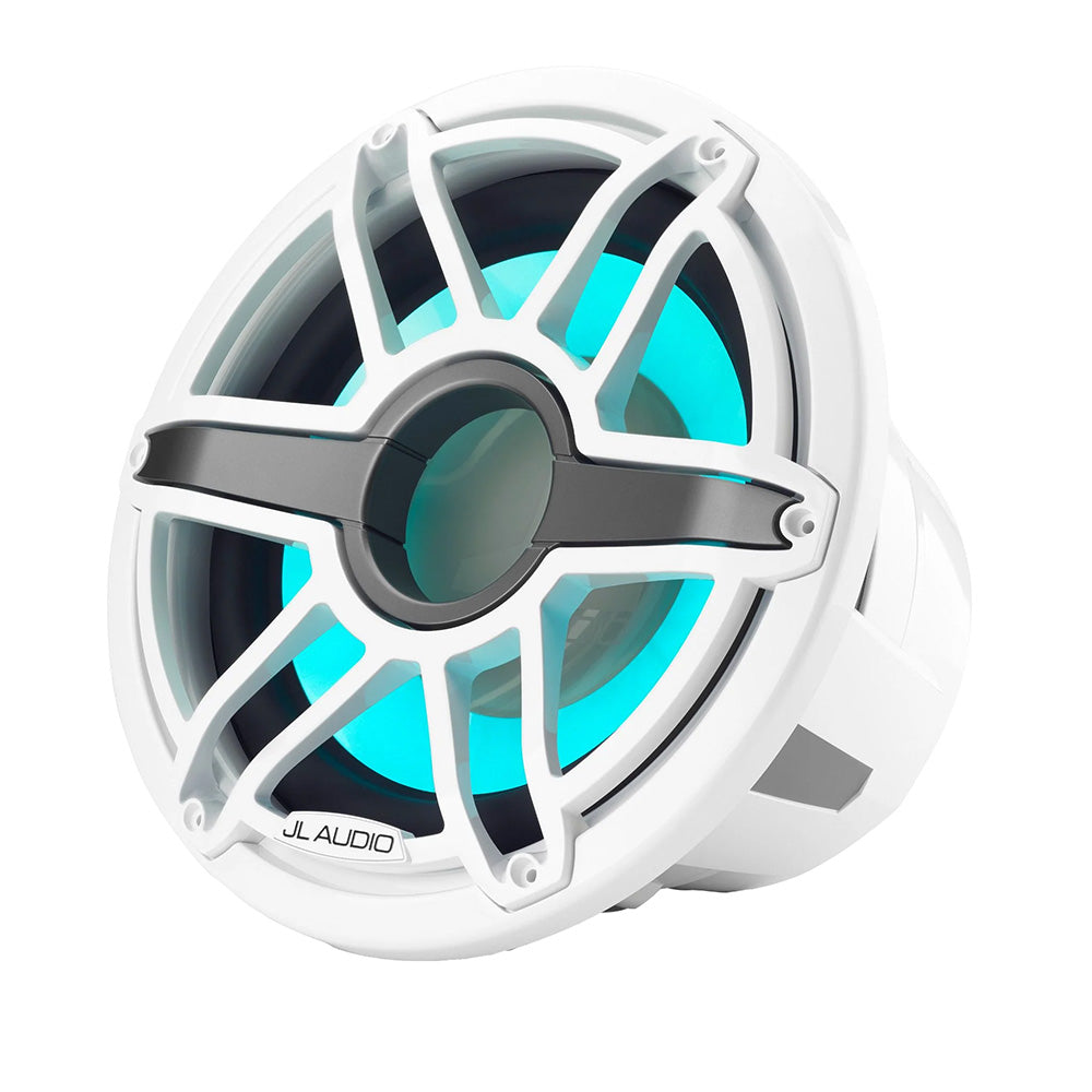 JL Audio M7 12" Marine Subwoofer with Gloss White Sport Grille & Transflective™ LED Lighting - M7-12IB-S-GwGw-i-4
