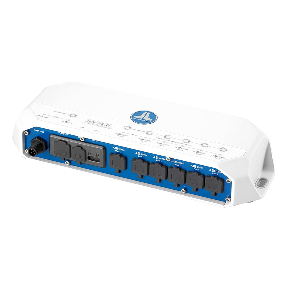 JL Audio JLid™ Comm & Network Bridge Hub for MVi Amplifiers - MVi-HUB