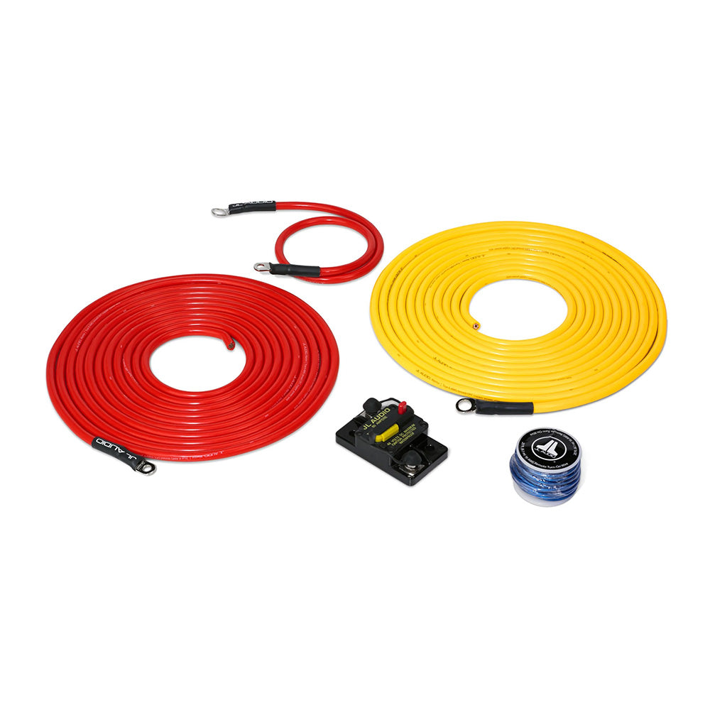 JL Audio Premium 6 AWG 12v Power Connection Kit for Single Amplifier Within 20' of Battery - XMD-PCS50A-1-L20