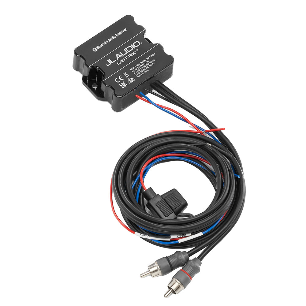 JL Audio Water-Resistant Audio Receiver with BLUETOOTH® Wireless Technology - MBT-RXv2