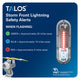 TALOS Standard Lightning Detector with 14"x14" Safety Information Sign
