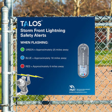 TALOS Standard Lightning Detector with 18"x24" Safety Information Sign