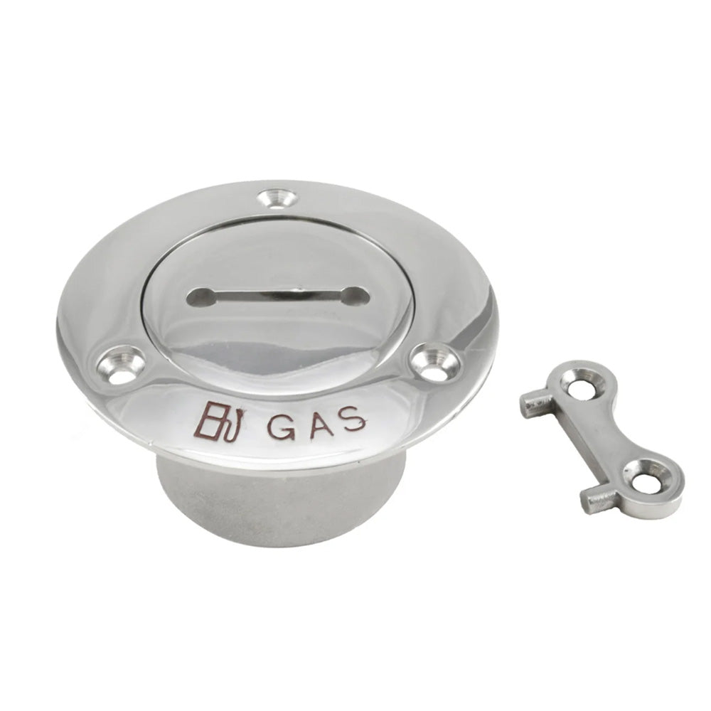 Whitecap Pipe Deck Fill with Key - 2" Pipe (Gas)