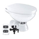 Commodore Quiet Flush Electric Toilet - Rear Macerator with Solenoid Valve - Regular Size