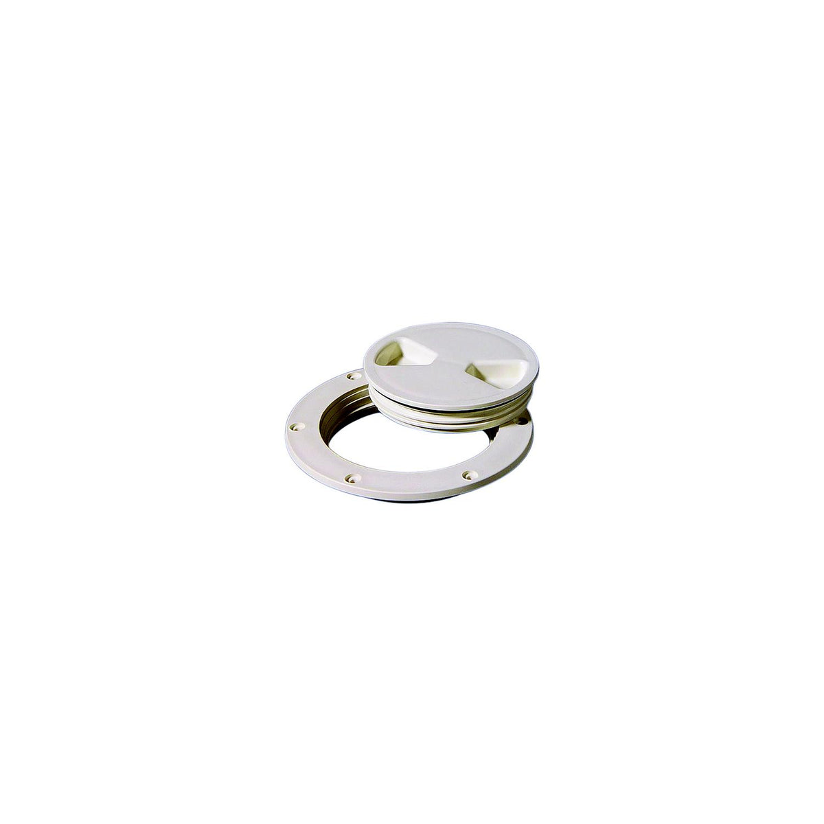 Tempress Screw Out Deck Plate, 8" White