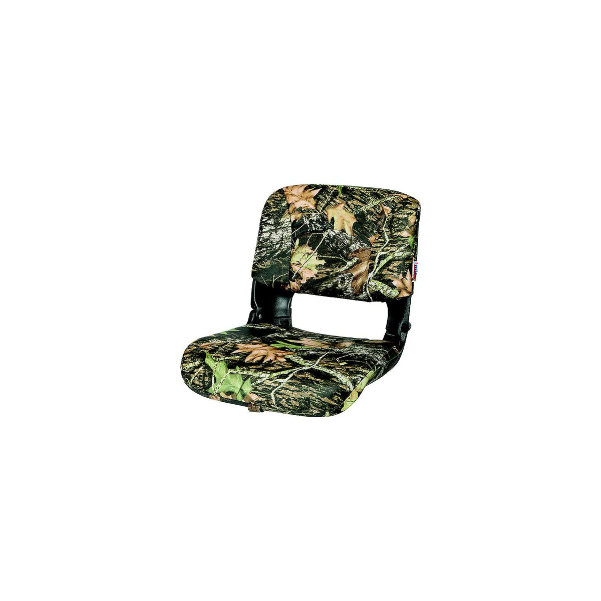 Tempress Marine Products All Weather High Back Seat and Cushion Combo, Mossy Oak BreakUp, Black Frame, 18-1/2"H x 18 1/4"W x 17"D