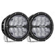 RIGID Industries 360-Series RGBW 6" Offroad Lamp Drive Beam with RGBW Backlight Pods - Set of 2