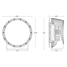 RIGID Industries 360-Series RGBW 9" Offroad Lamp Spot Beam with RGBW Backlight Pods - Single