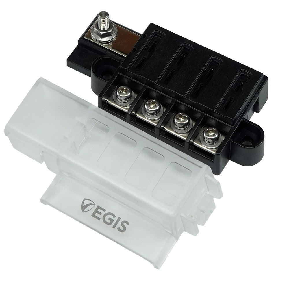 Egis RT Fuse Block - 4 Circuit with Cover