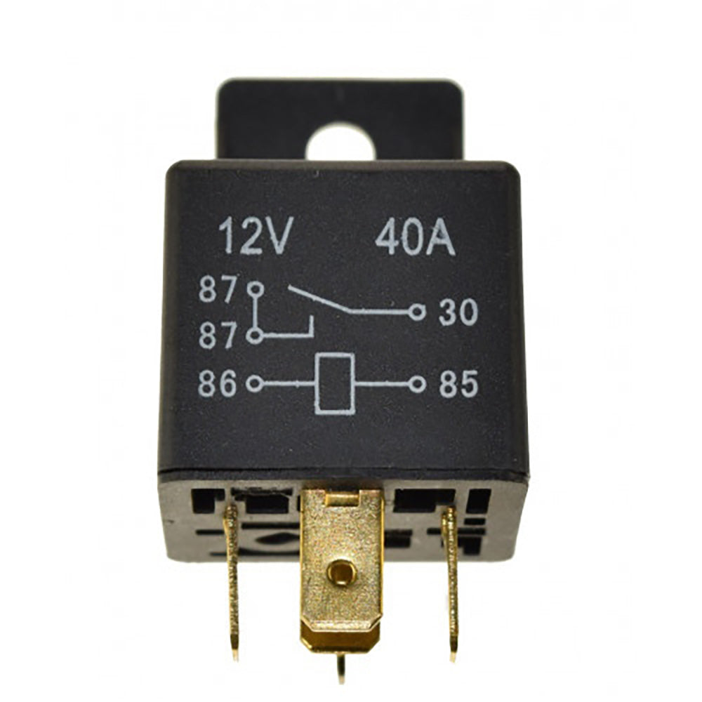 Regitar USA Relay with Tab for Most Engines: 30AMP, 5 Terminal, Single Pole/Double Throw