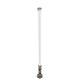 Seaview 24" Manually Folding Light Post with 316 Stainless Steel Base & LTBLED12C5 Navigation Light - White