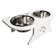 Deep Blue Marine Small Starboard Dog Dish with Bowls - 5-1/2" Tall