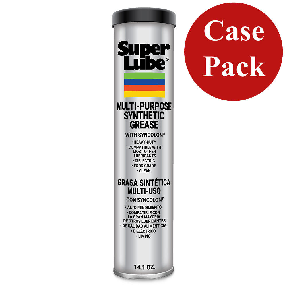 Super Lube Multi-Purpose Synthetic Grease with Syncolon® - 14.1oz Cartridge *Case of 12