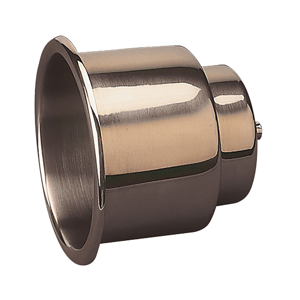Sea-Dog Flush Mount Combo Drink Holder with Drain Fitting - Stamped 304 Stainless Steel