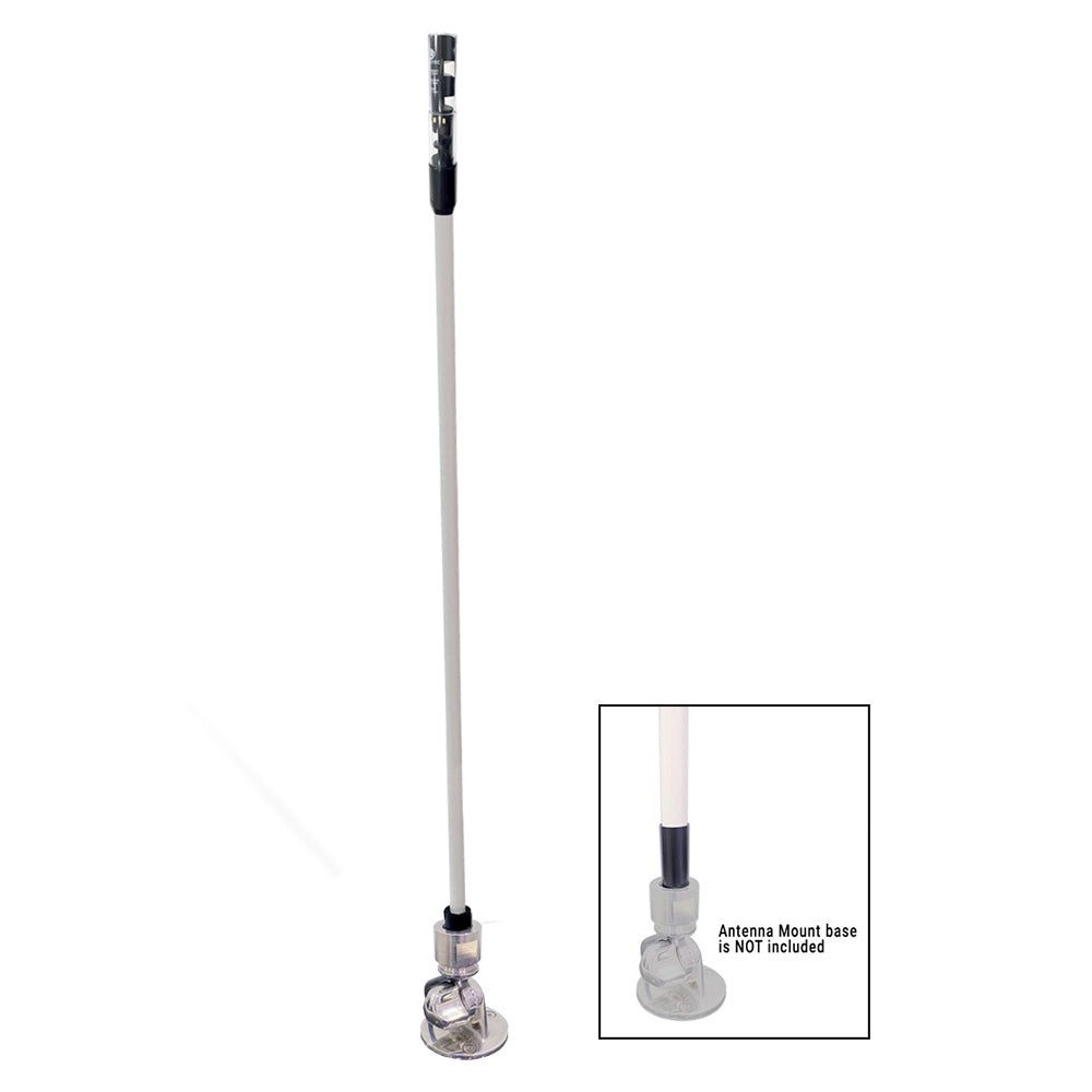 Lumitec Contour Masthead Combo Light with Antenna Mount *Antenna Mount Base Not Included