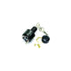 Sierra MP41030 Conventional 3 Position 5/8" Polyester 3 Screw Terminal 12V 15 Amp Ignition Starter Switch