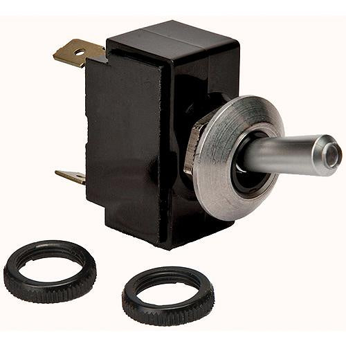 Sierra - CP Light Tip Toggle Switch with Chrome Bezels.