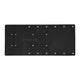 Sea Brackets 18" Straight Trolling Motor Plate - Black