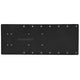 Sea Brackets 20" Straight Trolling Motor Plate - Black