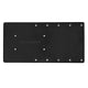Sea Brackets 16" Straight Trolling Motor Plate for Garmin Kraken - Black