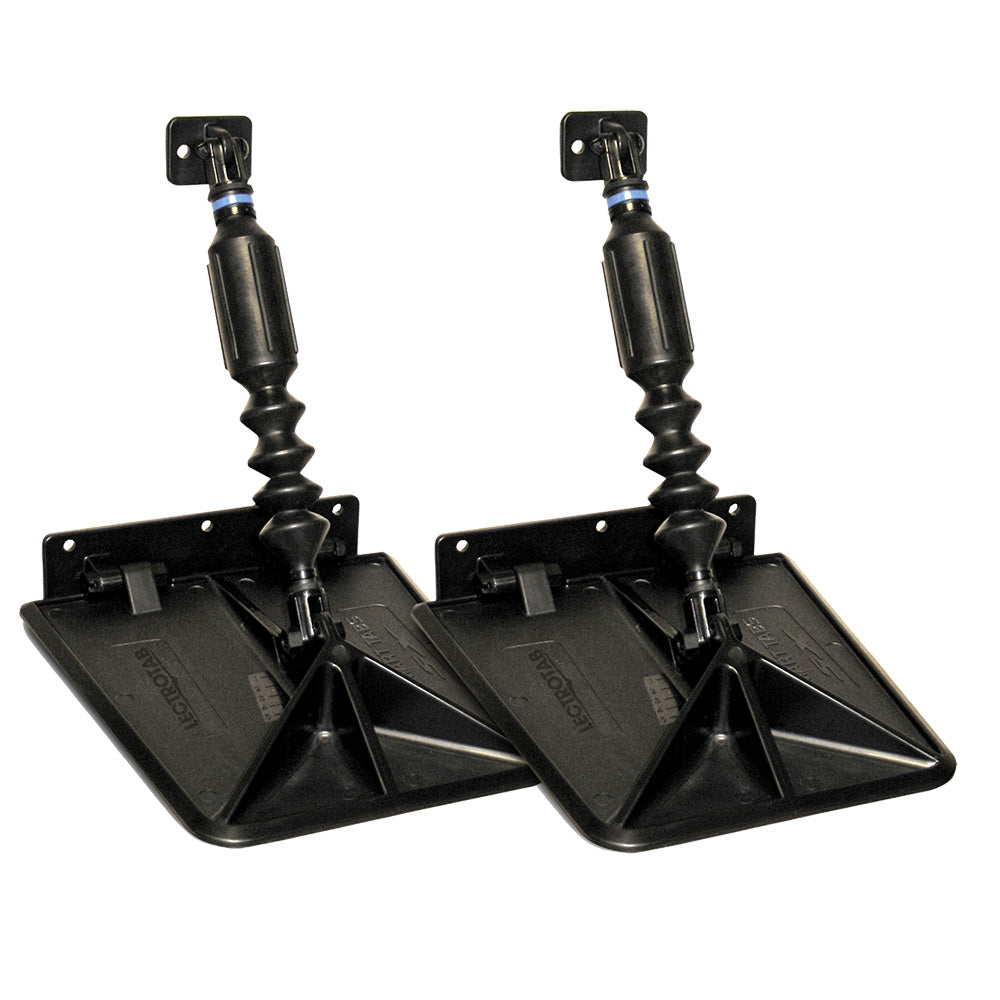 Lectrotab Smart Tab SX Trim Tabs by Lectrotab for 13'-15’ Boat with 30 - 40HP - Black